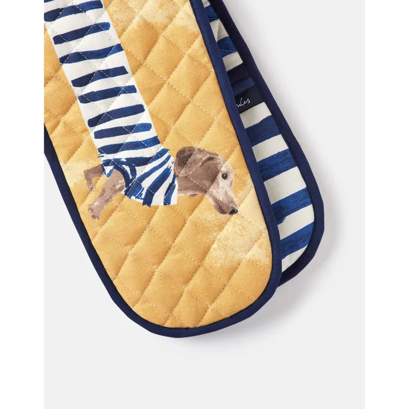 Joules Dorrit Double Oven Glove  - Breton Daschund -1